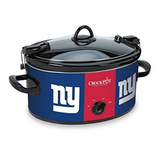 Crock-Pot New York Giants NFL 6-Quart Cook & Carry Slow Cooker