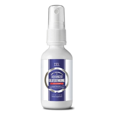 CCL Advanced Glutathione 4 oz Spray, Most Effective Delivery with Nano Technology provides Instant Absorption. More effective than Pills, Powders, and Capsules. Satisfaction Guaranteed 100%