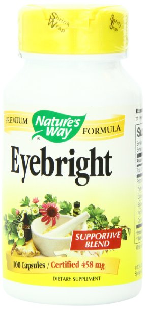 Natures Way Herbal Eyebright 100 Capsule
