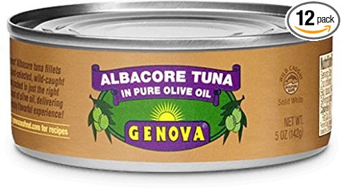 Genova Albacore Tuna in Olive Oil, 5 Ounce (Pack of 12)