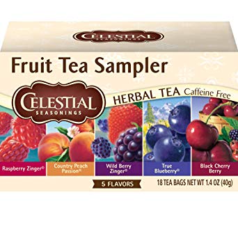 Celestial Seasonings Fruit Tea Sampler, 18 ct