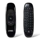 LYNEC C120 24G 6-Axis Portable Mini Wireless Remote Keyboard Mouse with 3-Gyro and 3-Gravity Sensor for PC HTPC IPTV Smart TV and Android TV Box Media Player