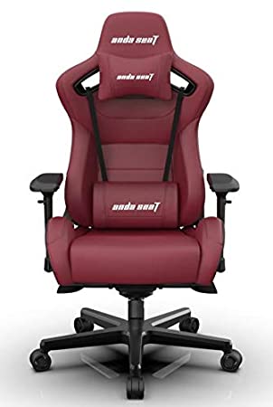 Anda Seat AD12XL-02-AB-PV/C Kaiser Series Gaming Chair- Dark Red