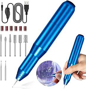 USB Electric Engraving Tool Kit, For Manicure Carving Wood Metal Stone Plastic Jewelry Glass Etching