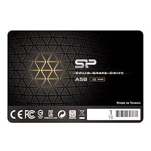 Silicon Power Ace A58 1TB 2.5 Inch SATA III SSD, 3D NAND with SLC Cache, Up to 500MB/s, Internal Solid State Drive for Desktop Laptop Computer