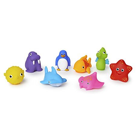 Munchkin Ocean Squirts Bath Toy, 8 pack