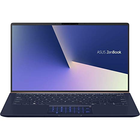 ASUS ZenBook 14 UX433FA-DH74 Ultra-Slim Home and Business Laptop (Intel 8th Gen i7-8565U Quad Core, 16GB RAM, 512GB PCIe SSD, 14" FHD 1920x1080 NanoEdge Bezel, Backlit, Win 10 Home) Royal Blue