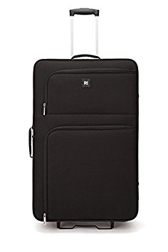 REVELATION Suitcase Alex Case, Large, 117/128 Liters, Black