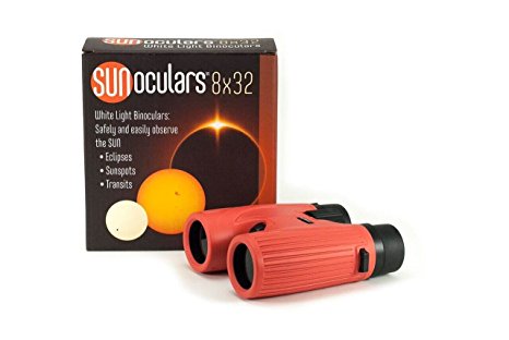 Sunoculars-Red with 8x the magnification of Eclipse Glasses