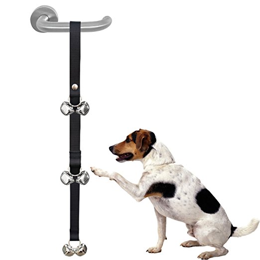 Dog Bell for Dog Training/Potty Training/Housebreaking-Adjustable Length for Small, Medium and Large Dogs by Mimibox