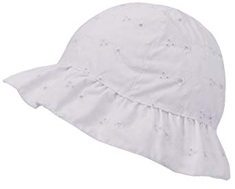 SimpliKids Baby Infant Sun Hats Lovely Floral Embroidered Cotton Sun Bucket Hats