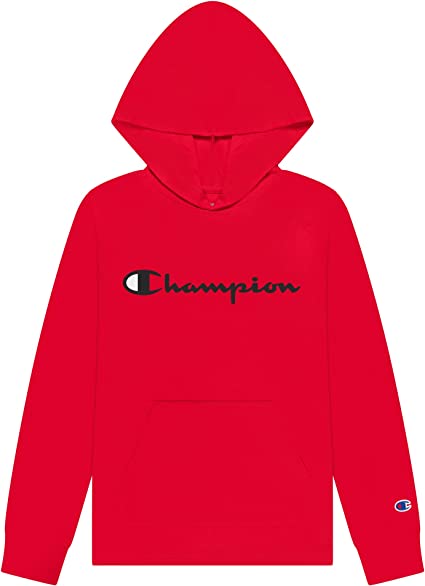 Champion Boys Long Sleeve Classic Hooded Tee Shirt Kids Clothes