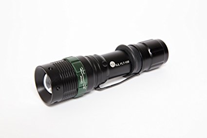KJL LED Flashlight Focus Zoom Adjustable, High Brightness, Valuable Addition to Camping, Hunting, Walking, Power Outage. Tactical Torch Original Premium Cree LED