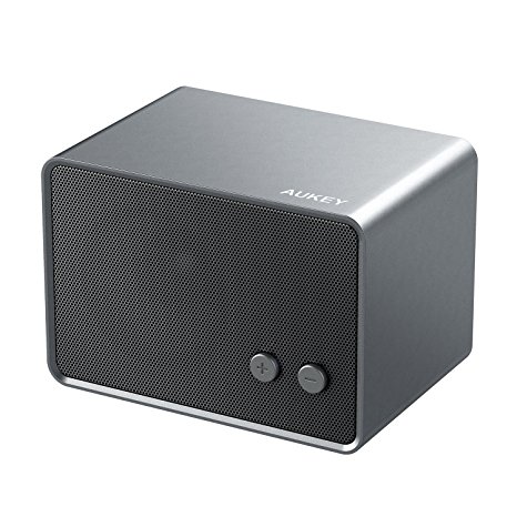 AUKEY Bluetooth Speaker, Portable Wireless Speaker with Built-in Mic for iPhone, iPad, Samsung, Nexus, HTC, Laptops and More