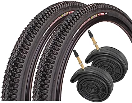 KENDA Small Block 8 26" x 2.1 Mountain Bike Tyres with Presta Tubes (Pair)