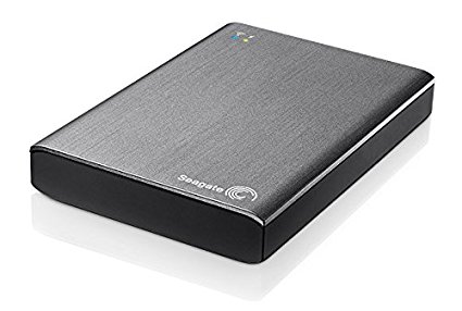 Seagate Wireless Plus 2TB Portable Mobile Device Storage with built-in WiFi