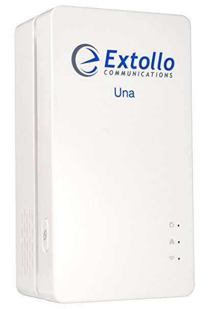 Extollo Una - Mesh WiFi System and Extender with Powerline Backhaul for Whole Home Seamless Roaming (Single Unit)
