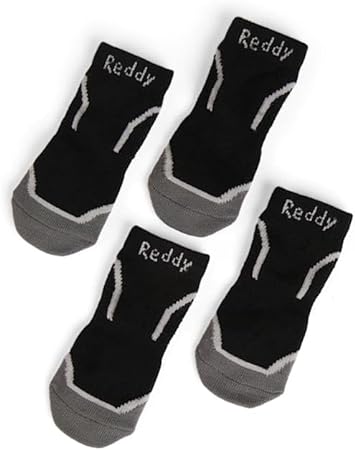 Reddy Seamless Boot Dog Sock, X-Small/Small