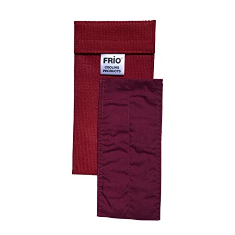 Frio Insulin Cooling Case, Reusable Evaporative Medication Cooler - Duo Wallet, Red