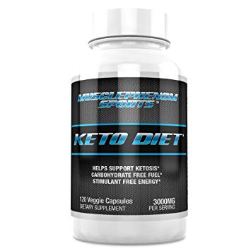 Keto Diet Pills 3000MG goBHB Supports Ketosis, Carbohydrate Free Fuel, Stimulant Free Energy, Patented goBHB Beta- Hydroxybutyrate BHB 120 Veg caps 1 Bottle 1 Month Supply
