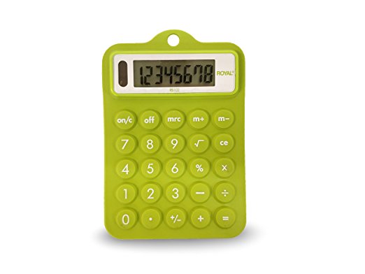 Royal RB102 Rubber Calculator - Blue