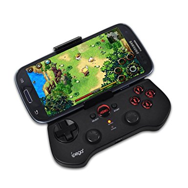 Ipega PG-9017S Wireless Bluetooth Game Controller for Android Mobile Phones and IOS iPhone iPad (Black)