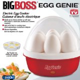 Big Boss 8863 Egg Genie Electric Egg Cooker Red