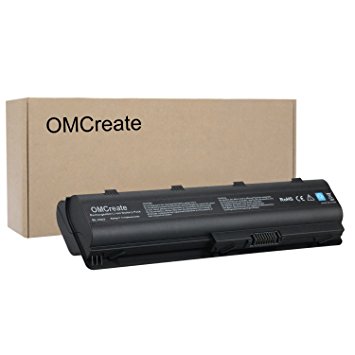 OMCreate 7800mAh Laptop Battery [with Samsung Cells] for HP MU06 93553-001 G62 G42 G42T G56 G72 G4 G6 G6T G7,Compaq Presaio CQ42 CQ56 CQ62 CQ72 Series, also fits P/N MU09 5 593554-001 WD548AA [9-Cell]