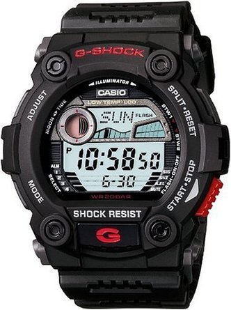 G7900 200M Water Resistant G-Shock Rescue Digital Sports Watch - Black
