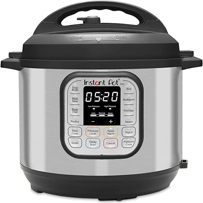 Instant Pot Duo 7-in-1 Multicooker, 8L - Pressure Cooker, Slow Cooker, Rice Cooker, Sauté Pan, Yogurt Maker, Steamer and Food Warmer, Brushed Stainless Steel