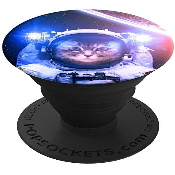 PopSockets: Expanding Stand and Grip for Smartphones and Tablets - Catstronaut