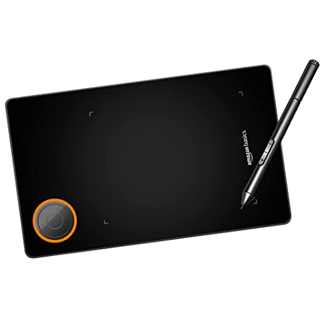 AmazonBasics Professional 5.1 X 3.5 inches Graphics Drawing Tablet 8192 Levels Digital Drawing Tablet with Pen Multifunctional Ultralight Graphic Tablet