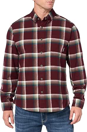 Eddie Bauer Men's Classic Fit Favorite Long-Sleeve Flannel Shirt