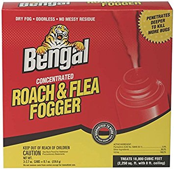 BENGAL CHEMICAL Roach and Flea Indoor Fogger