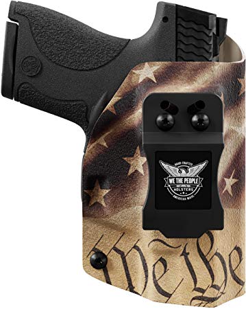 We The People - Constitution - Inside Waistband Concealed Carry - IWB Kydex Holster - Adjustable Ride/Cant/Retention