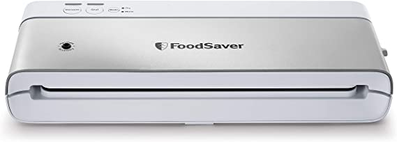 FoodSaver VS0160 Sealer PowerVac Compact Vacuum Sealing Machine, Vertical Storage, White