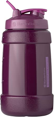 BlenderBottle Hydration Extra Large Koda Water Jug, 2.2-Liter, Plum