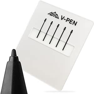 V-Pen Replacement Tips (5-Pack) for Remarkable 2 - Premium Black Stylus Nibs, Ensuring Precision, Easy Installation, Durability for Long-Lasting Use, Ideal for Professional & Creative Applications