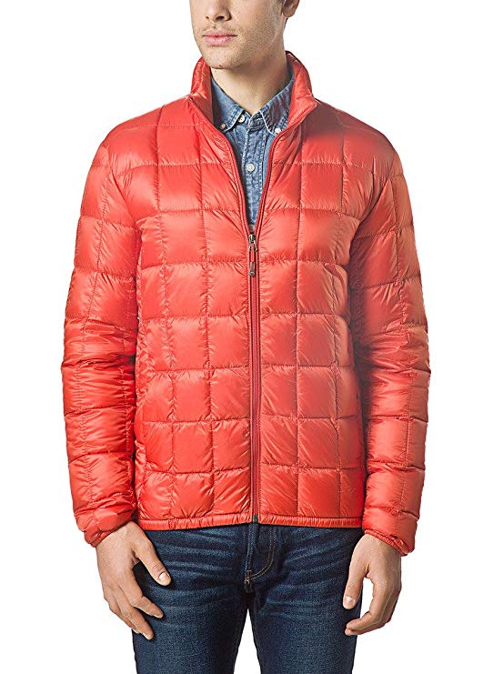 XPOSURZONE Men Packable Down Quilted Puffer Jacket Lightweight Puffer Coat