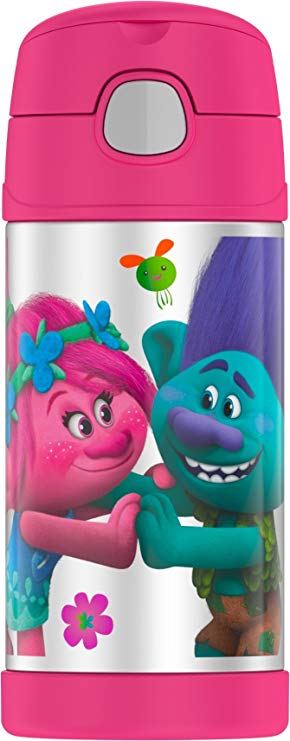 Thermos Funtainer 12 Ounce Bottle, Trolls