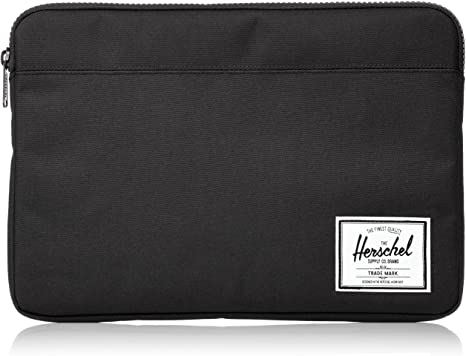 Herschel Anchor Sleeve for MacBook/iPad, Solid Black, 13-Inch