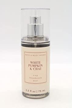 Bath & Body Works Fine Fragrance Mist Travel Size Mini Purse Spray 2.5 Ounce (White Pumpkin & Chai), 1