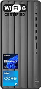 HP Newest Envy i5 Tower Desktop, Intel i5-13400 Processor(Beat Intel i7-1255U), 16GB RAM, 1TB SSD, Wi-Fi 6, HDMI, RJ-45, SD Card Reader, Windows 11 Home, Wired Keyboard & Mouse