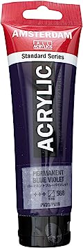 Amsterdam Standard Series Acrylic Tube 120 ml Permanent blue violet 568 (17095682)