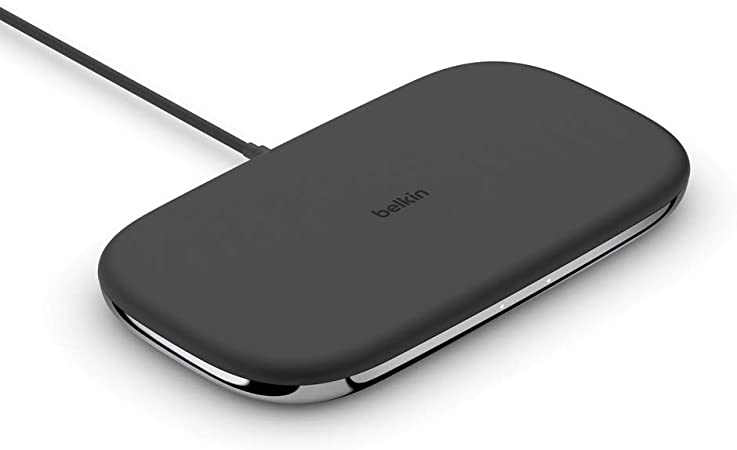 Belkin TrueFreedom Pro Wireless Charging Mat (Dual Wireless Charger for Multiple Devices) Full Surface Charging - Place Devices Anywhere on The Pad to Charge, WIZ006ttBK