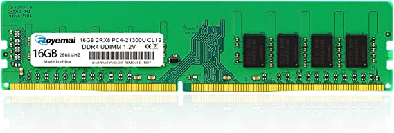 PC4-21300 DDR4 2666 16GB RAM PC4 21300U 2666MHZ Udimm 2Rx8 288-pin 1.2v 16G Memory Upgrade for Laptop