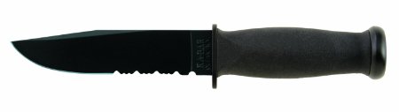 Ka-Bar Kraton Handled Serrated Edge Mark 1 Knife