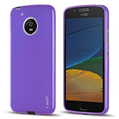 Moto G5 Case, J&D [Drop Protection] [Slim Cushion] [Lightweight Bumper] Shock Resistant Protective TPU Slim Case for Motorola Moto G5 (5.0") - [NOT Compatible Moto G5 Plus 5.2"]