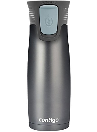 Contigo Autoseal Astor Stainless steel travel mug with easy-clean lid , 16 ounces stormy Weather matte limited edition