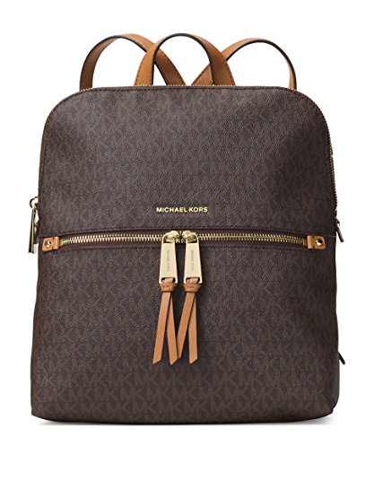 Michael Kors Women's Medium Rhea Signature Leather Backpack